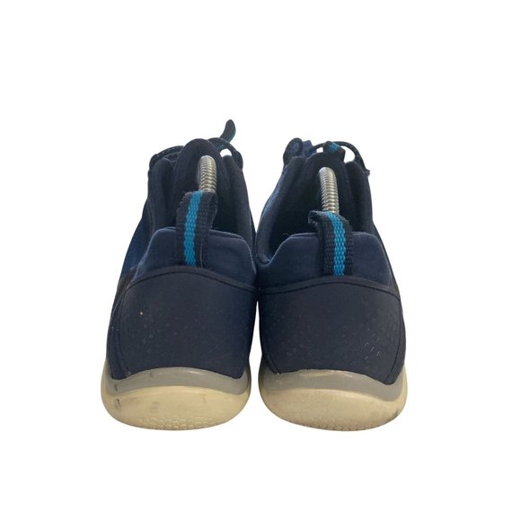 Lands End Women's 8.5 Navy Blue Lightweight Casual bungee closure Sneakers shoe - Picture 4 of 8